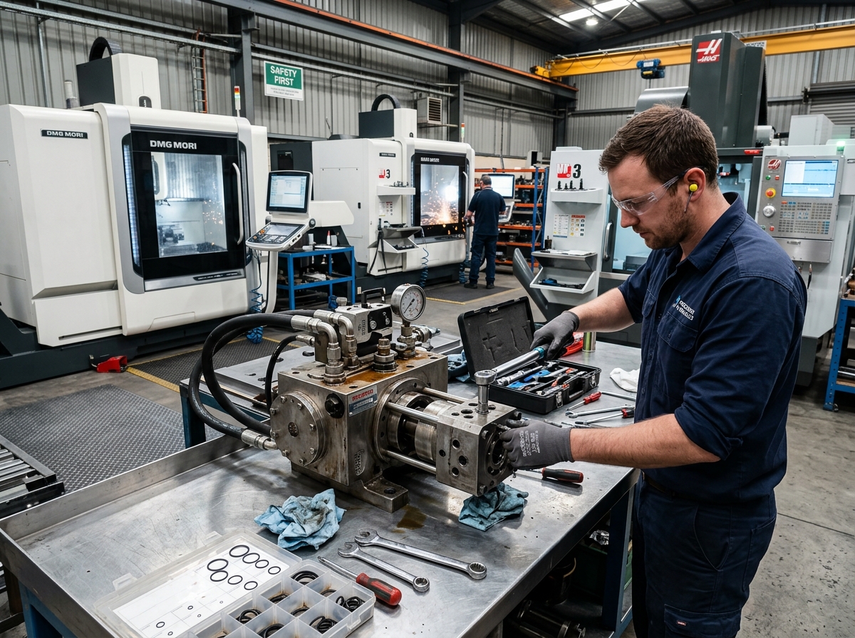 CNC Machine Hydraulic Pump Repair Services