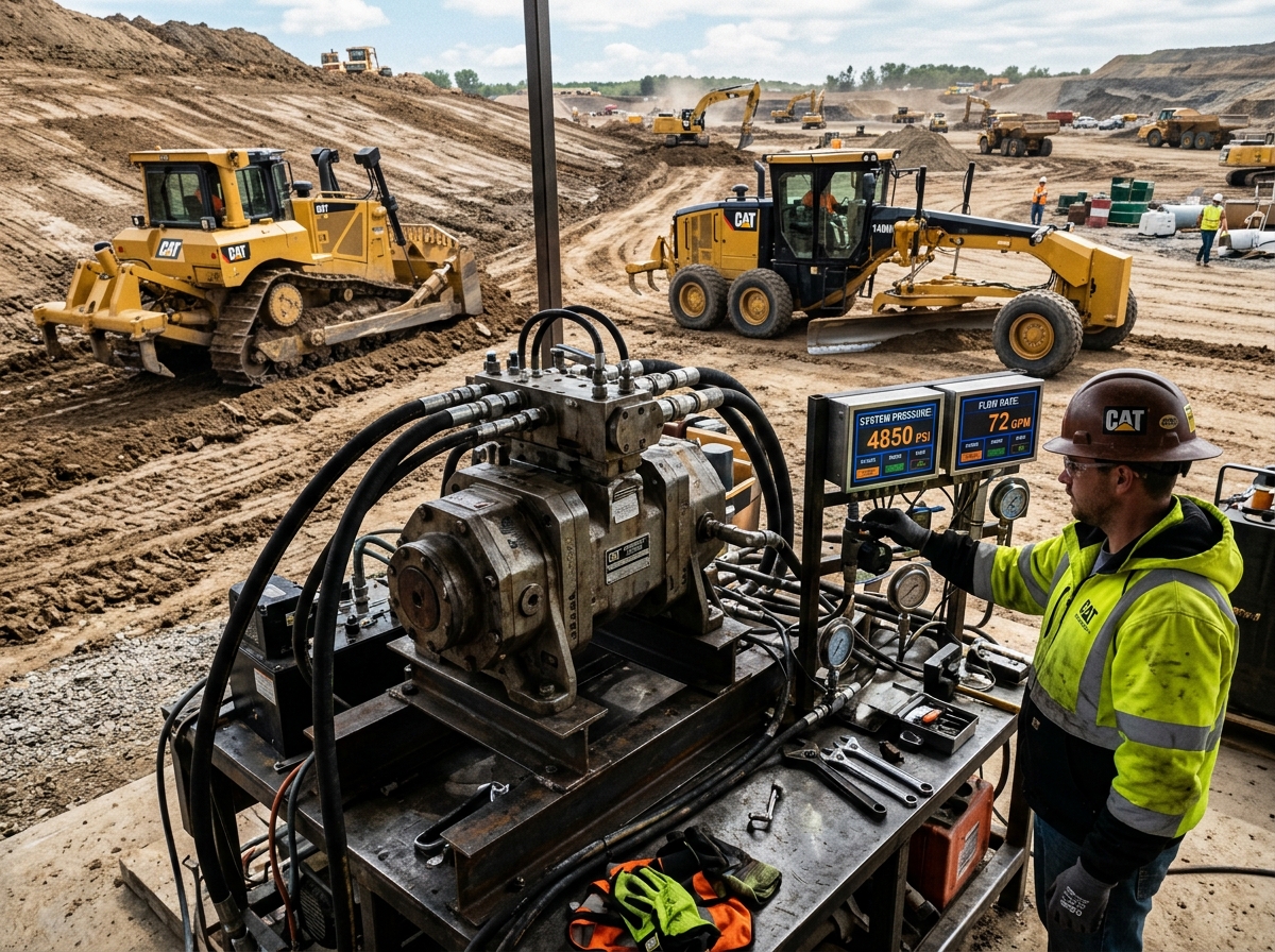 Construction Equipment Hydraulic Pump Repair Services