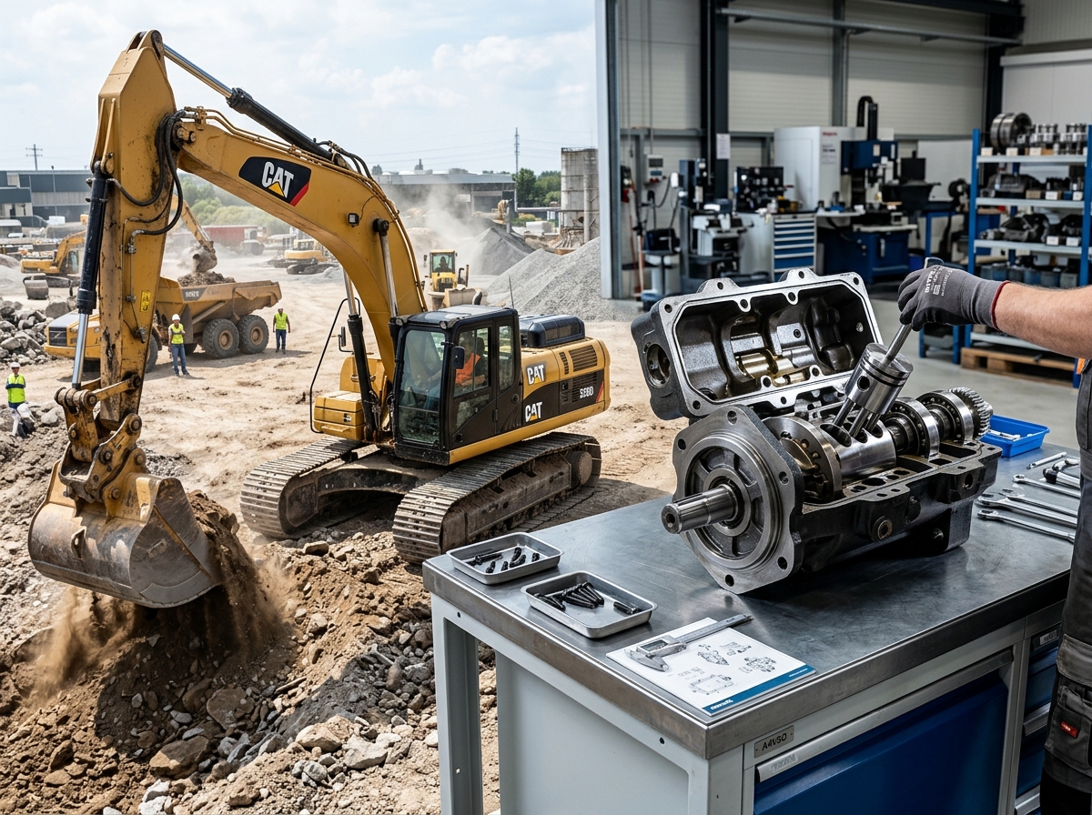 Excavator Hydraulic Pump Repair Services