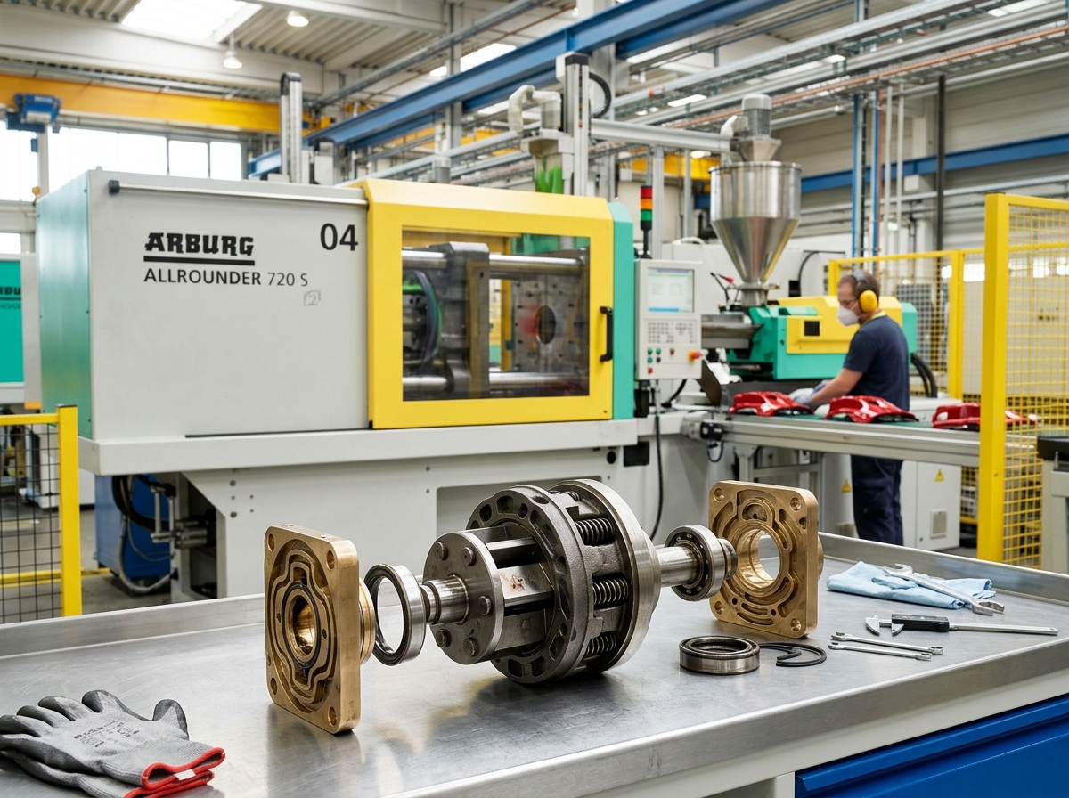 Injection Moulding Machine Hydraulic Pump Repair Services
