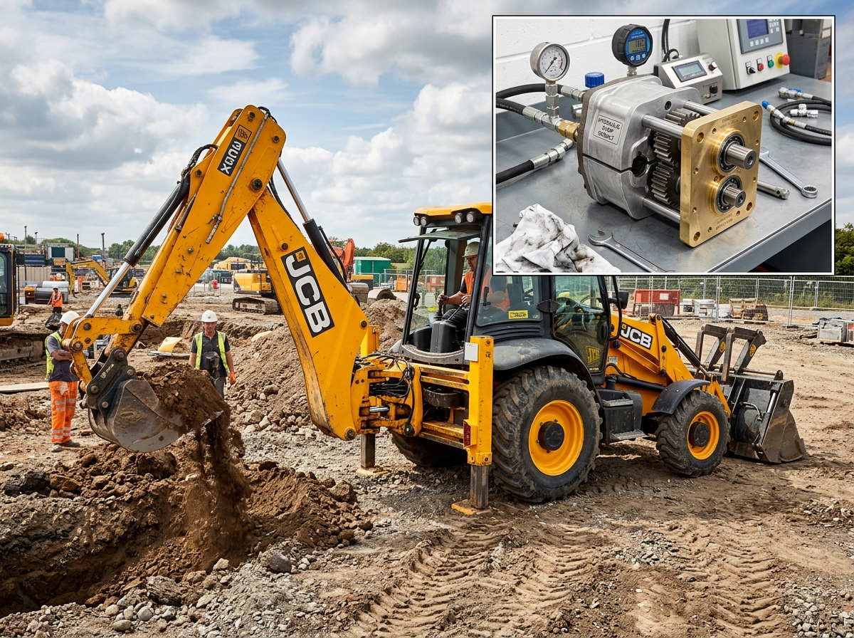 JCB Hydraulic Pump Repair Services